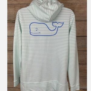 Vineyard Vines Striped Long-Sleeve
Whale French Terry Hoodie Women’s Size S
